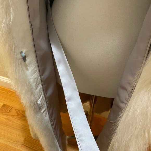 Blue Fox full length coat - size 12 - Picture 7 of 14